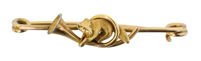Lot 10 - An early 20th century bar brooch