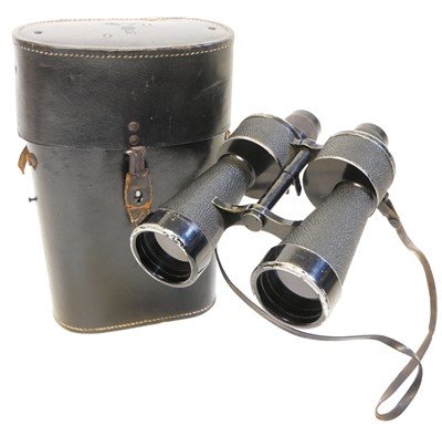 Lot 340 - Pair of WWII German Kreigsmarine binoculars in case