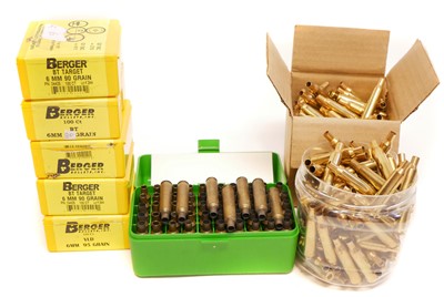 Lot 576 - 6mm reloading components