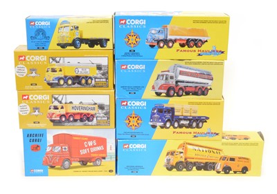 Lot 70 - Eight Boxed Corgi Foden Vehicles