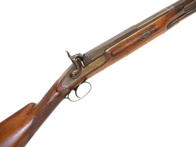 Lot 110 - Percussion 6 bore wild fowling gun by John Blissett