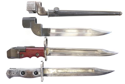 Lot 213 - Four British bayonets
