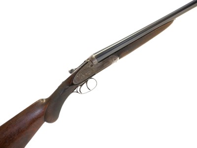 Lot 461 - W.R Leeson 12 bore side by side shotgun