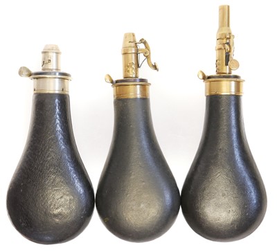 Lot 510 - Three powder flasks