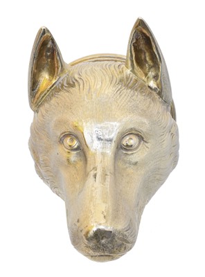 Lot 39 - A George III silver stirrup cup