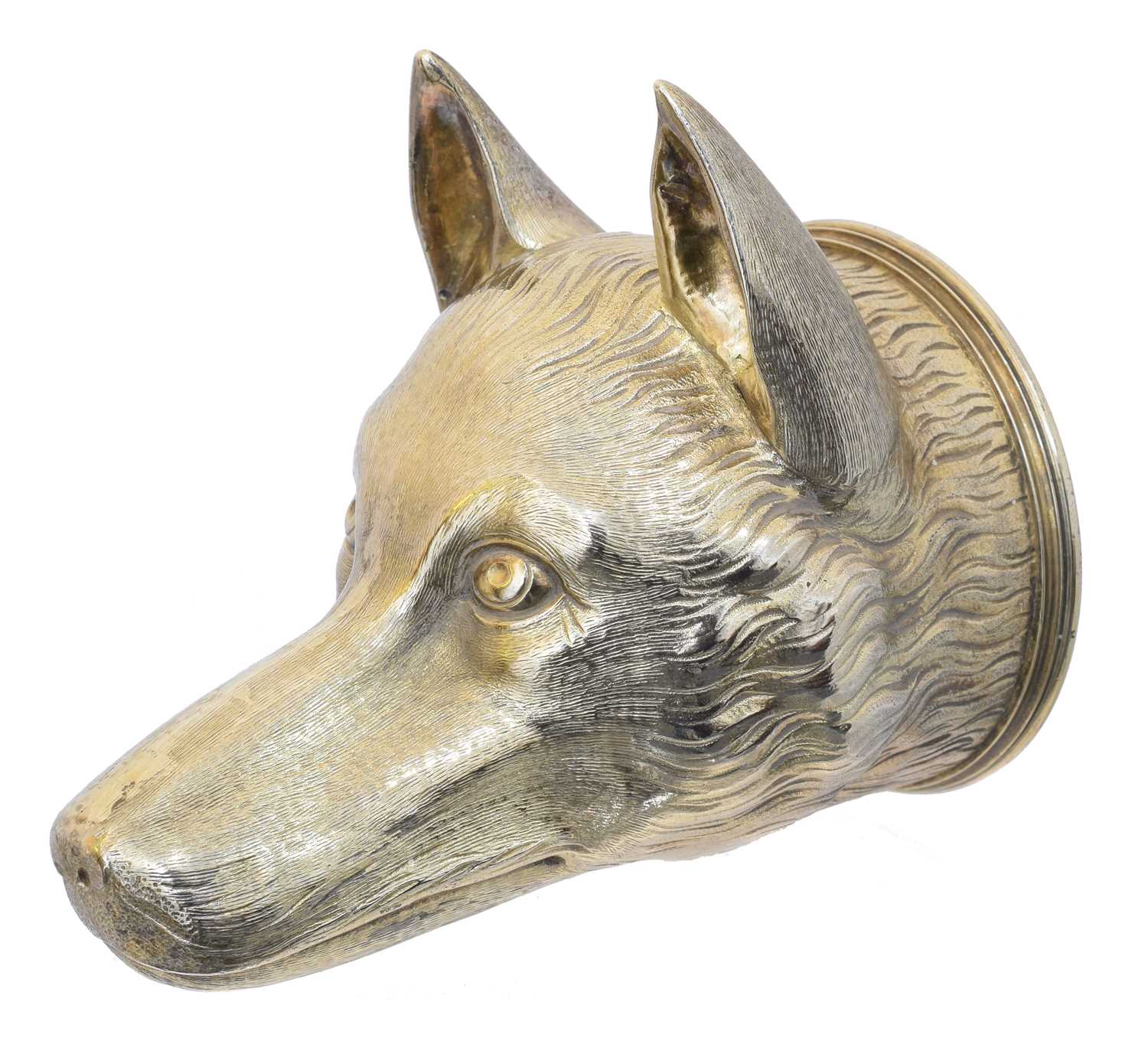 Lot 39 - A George III silver stirrup cup