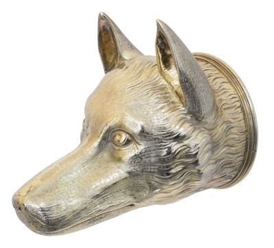 Lot 39 - A George III silver stirrup cup