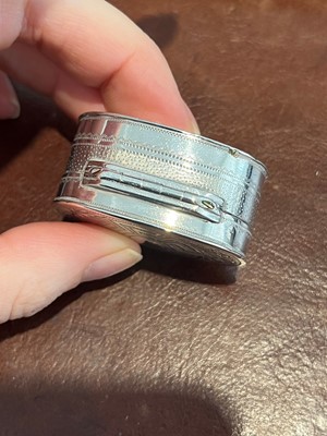 Lot 53 - A George III silver nutmeg grater