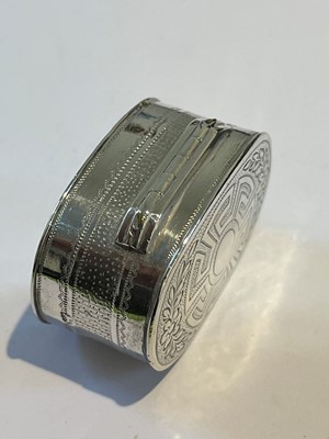 Lot 53 - A George III silver nutmeg grater