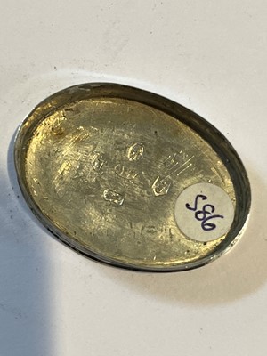 Lot 54 - A George III silver nutmeg grater