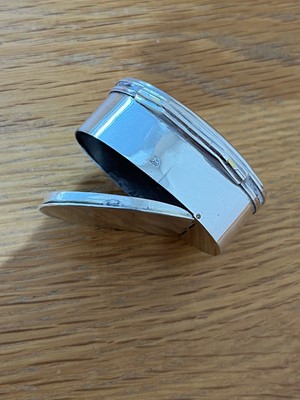 Lot 18 - A George III silver nutmeg grater