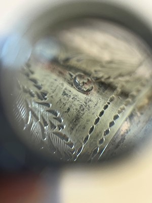 Lot 58 - A George III silver nutmeg grater