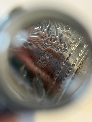 Lot 58 - A George III silver nutmeg grater