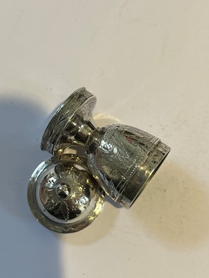 Lot 58 - A George III silver nutmeg grater