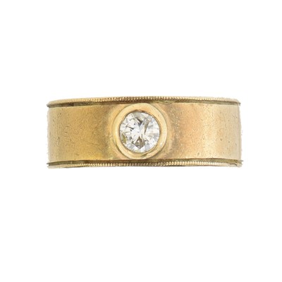 Lot 105 - A diamond single stone ring