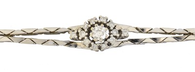 Lot 32 - A diamond bracelet