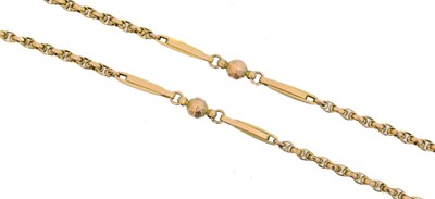 Lot 129 - A chain necklace
