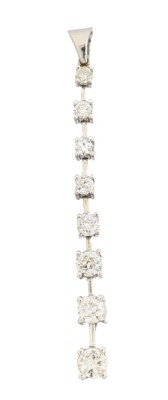 Lot 108 - A diamond pendant