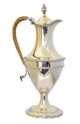 Lot 28 - A George III silver water jug
