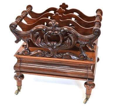 Lot 265 - Victorian Rosewood Canterbury