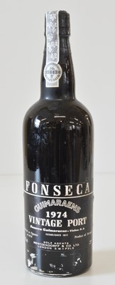Lot 74 - Fonseca Guimaraens Vintage Port 1974