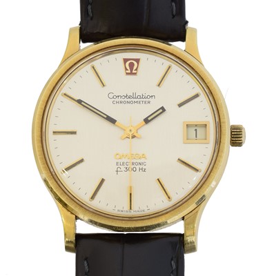 Lot 304 - An Omega Constellation electronic chronometer F300hz wristwatch