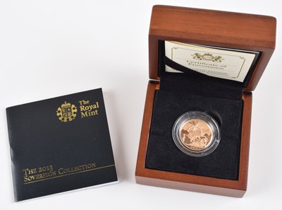 Lot 73 - Queen Elizabeth II, Gold Proof Sovereign, 2013.