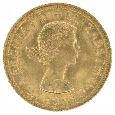 Lot 122 - Queen Elizabeth II, Sovereign, 1965.