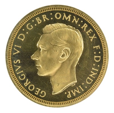Lot 121 - King George VI, Half-Sovereign, 1937, proof.
