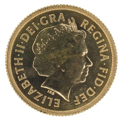 Lot 30 - Queen Elizabeth II, Sovereign, 2002, BU.