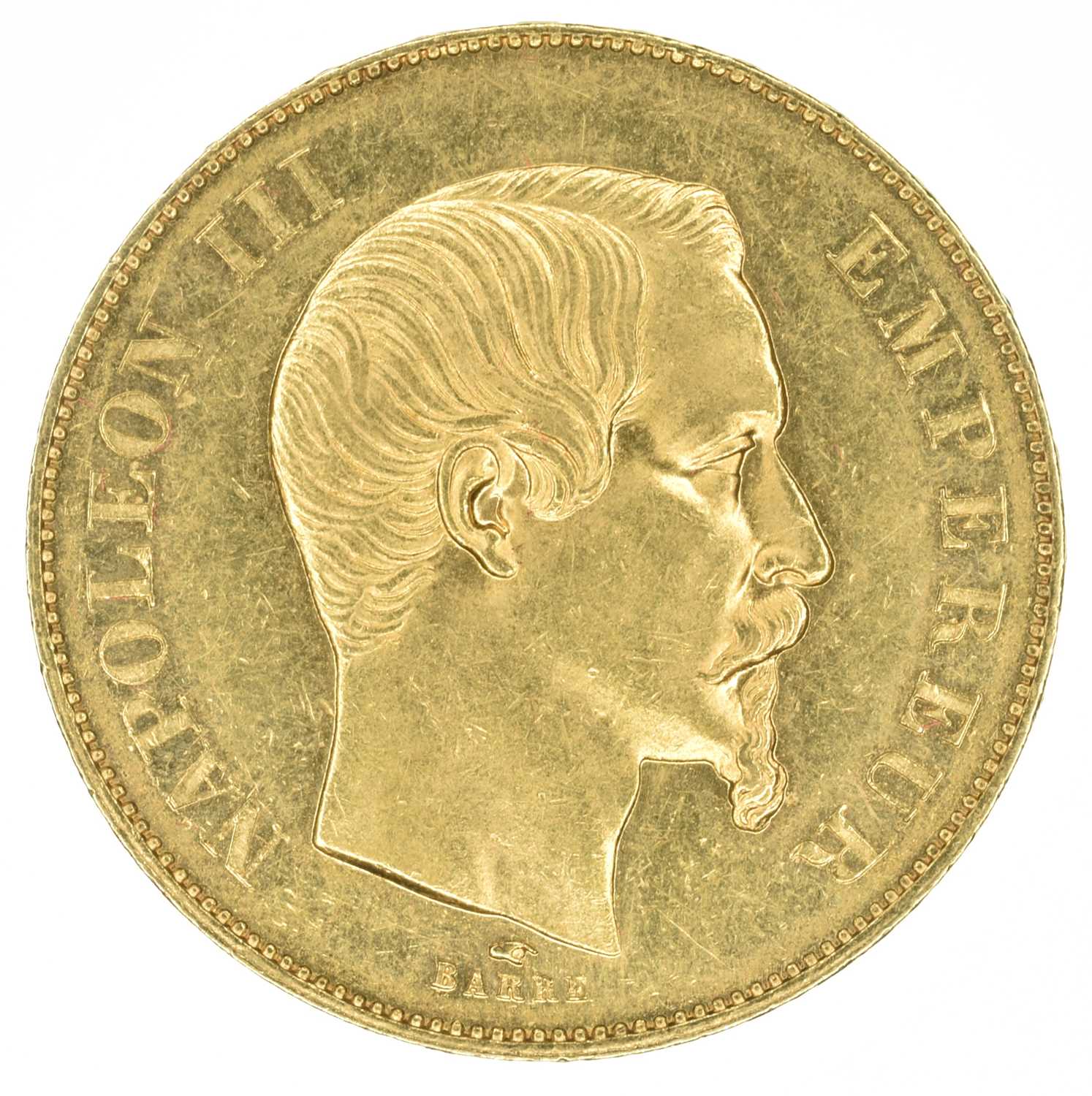 125 - France, Napoleon III, 50 Francs, 1856.