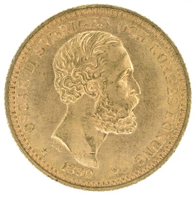 Lot 126 - Sweden, Oscar II, 20 Kronor, 1890.