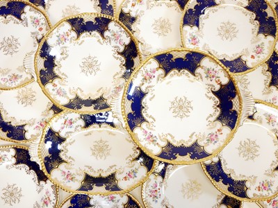 Lot 156 - Coalport batwing pattern dessert service