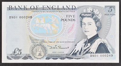 Lot 150 - Series "D" Pictorial Issue (June 1980), Five Pounds banknote.