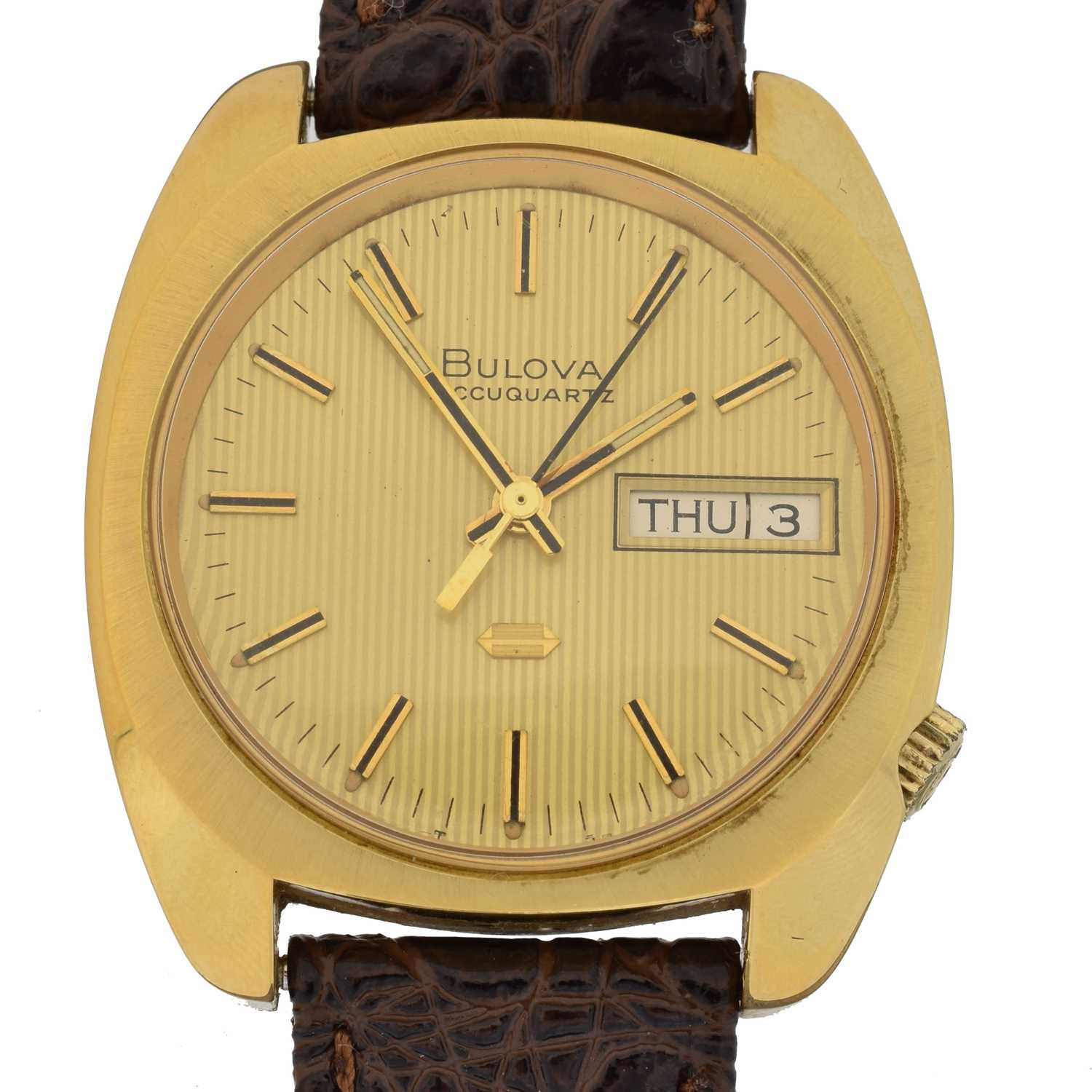 Lot 276 - A Bulova Accuquartz wristwatch
