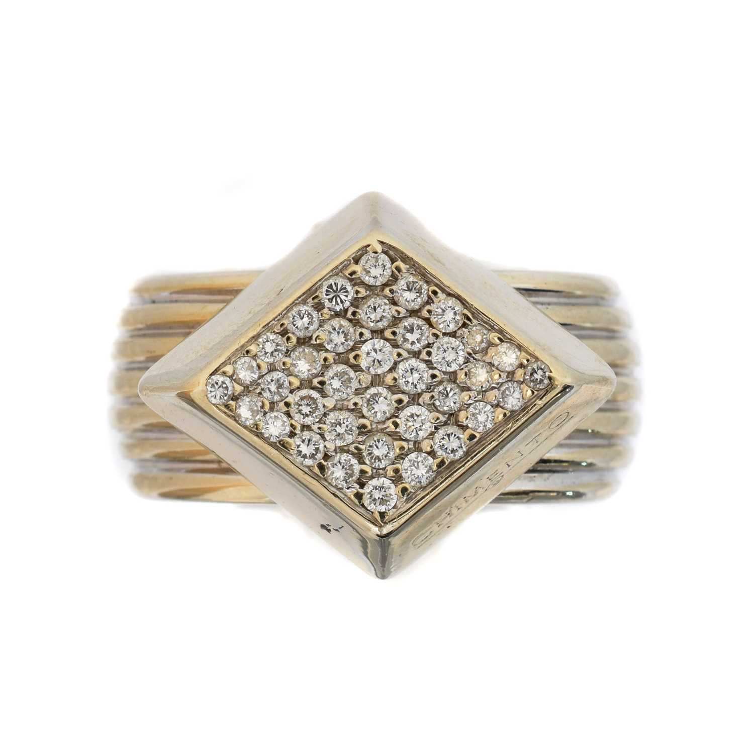 Lot 220 - A diamond dress ring by Chimento