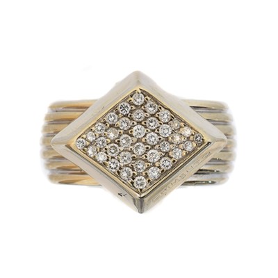 Lot 220 - A diamond dress ring by Chimento