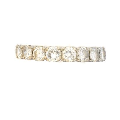 Lot 213 - A diamond eternity ring