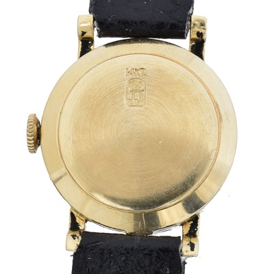 Lot 205 - A Jules Jurgensen manual wind wristwatch