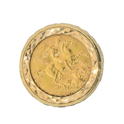 Lot 186 - An Edward VII half sovereign