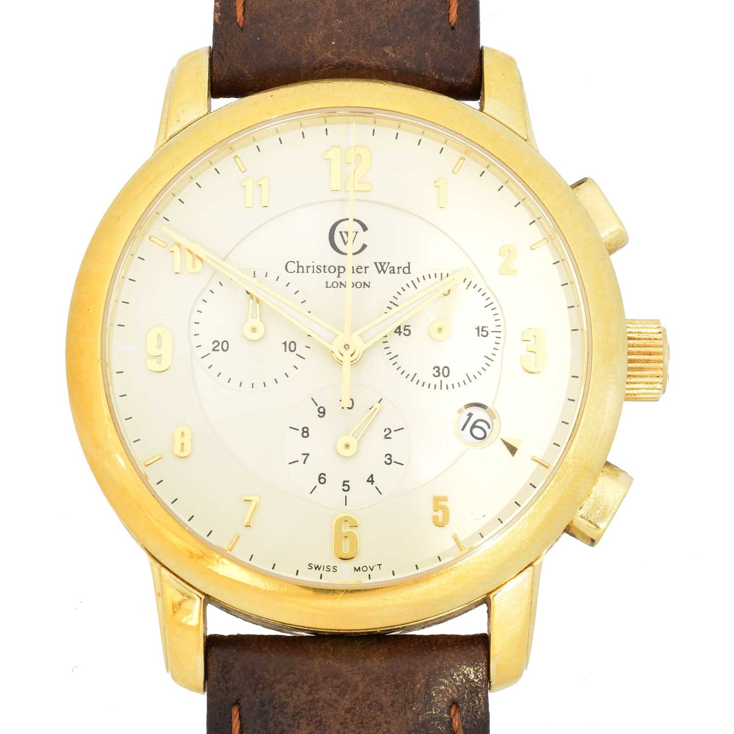 Lot 278 - A Christopher Ward C3 Malven chronograph quartz wristwatch