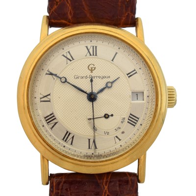 Lot 290 - An 18ct gold Girard-Perregaux automatic wristwatch