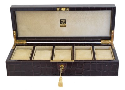 Lot 273 - A watch display case by Aspinal