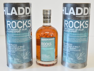 Lot 116 - Bruichladdich ‘Rocks’ Un-peated Islay (PTT) ‘The Rhinns of Islay’ 46%
