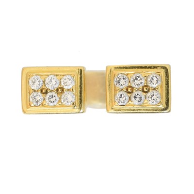 Lot 187 - A 1970s 18ct gold diamond dress ring by Cartier