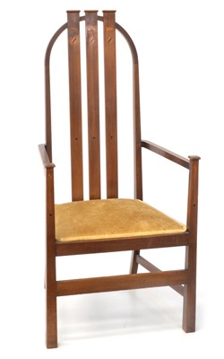 Lot 232 - Arts & Crafts Mahogany Chair