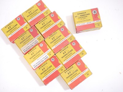 Lot 541 - Kynock 6.5mm Mannlicher ammunition LICENCE REQUIRED