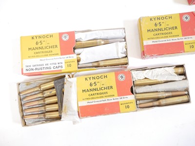 Lot 541 - Kynock 6.5mm Mannlicher ammunition LICENCE REQUIRED