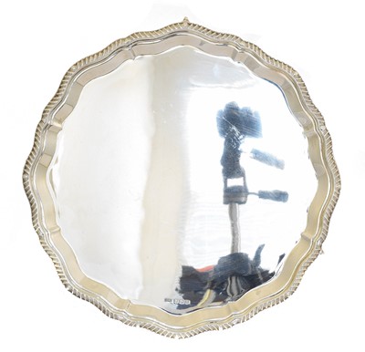 Lot 132 - An Elizabeth II silver salver