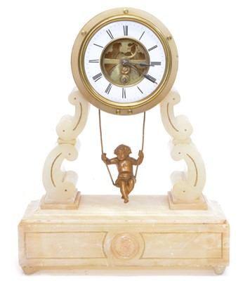 Lot 183 - Late 19th century French Swing Pendulum Clock by Farcot